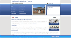 Desktop Screenshot of holbeachmedicalcentre.co.uk
